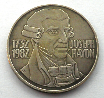 AUSTRIA 20 SCHILLING 1982 KM#2955.1 250th Anniversary/Birth of