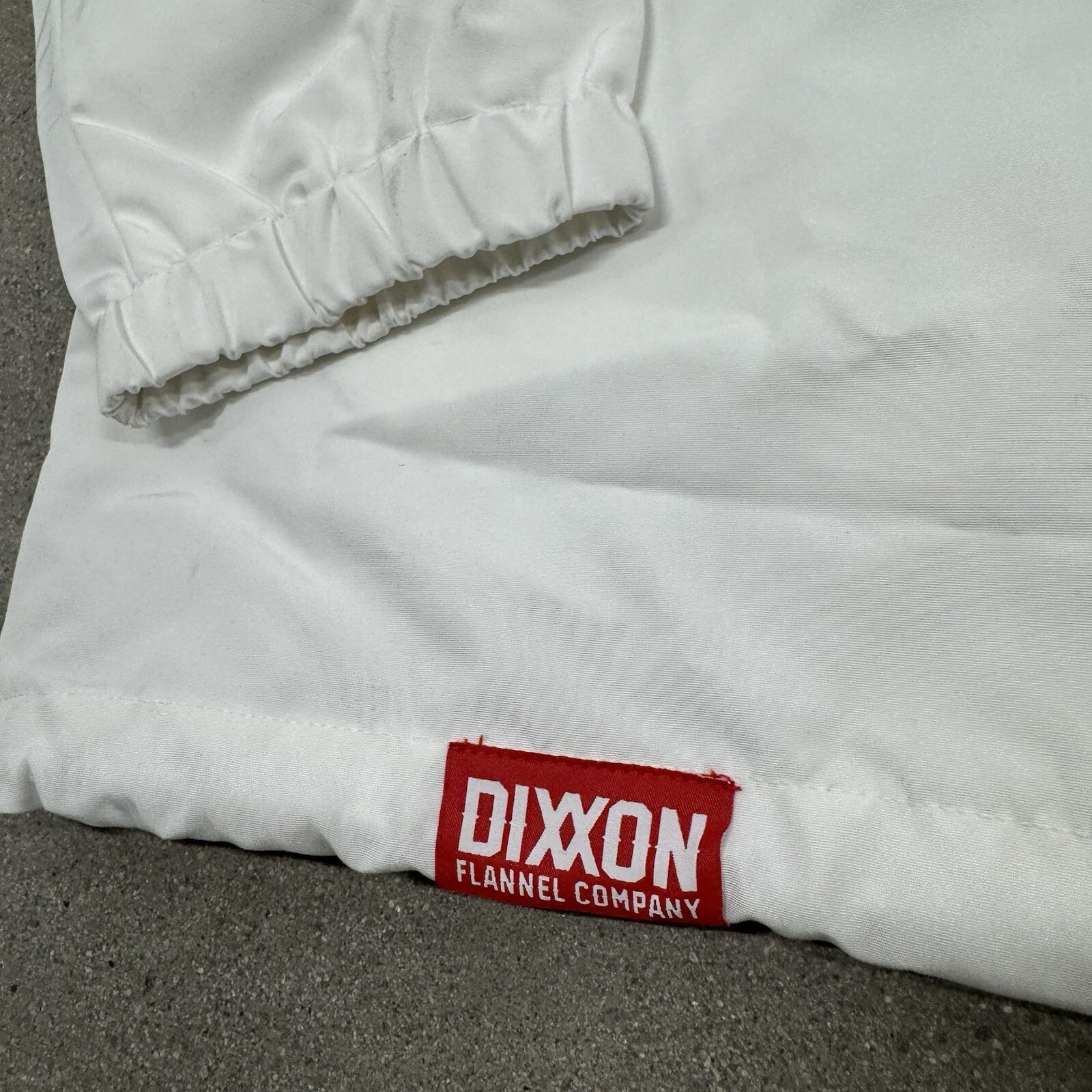 DIXXON Ground Up Custom Jacket WHITE Button Snap … - image 2