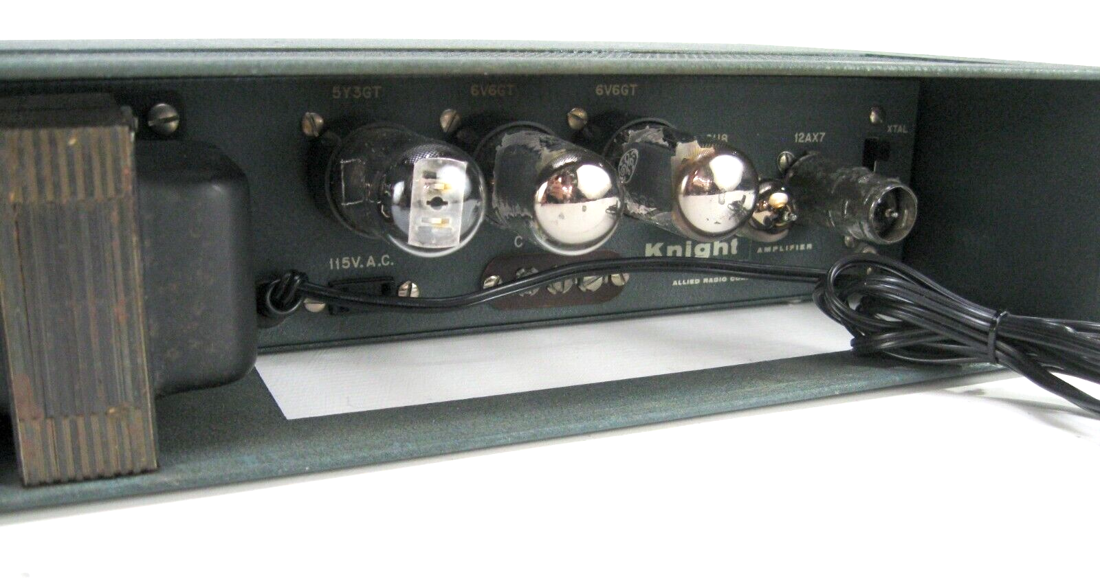 KNIGHT 6V6GT VINTAGE AUDIO TUBE AMPLIFIER MONO TESTED WORKING * NICE