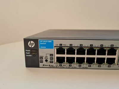Switch HP 1810-48G J9660A - 48 Ports Gigabit - Occasion
