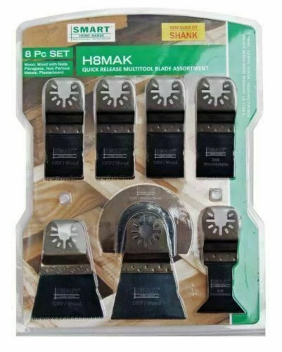 Smart H8MAK Multi Tool Blade Set - Pack of 8