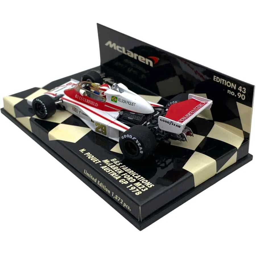 Modellino F1 Minichamps 1/43 B&S Fabrications McLaren Ford M23 Austria Gp 197... - Immagine 2 di 4