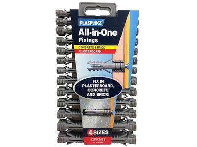 52 Plasplugs PLAMFA500 MFA 500 All-In-One Fixings Assorted free postage