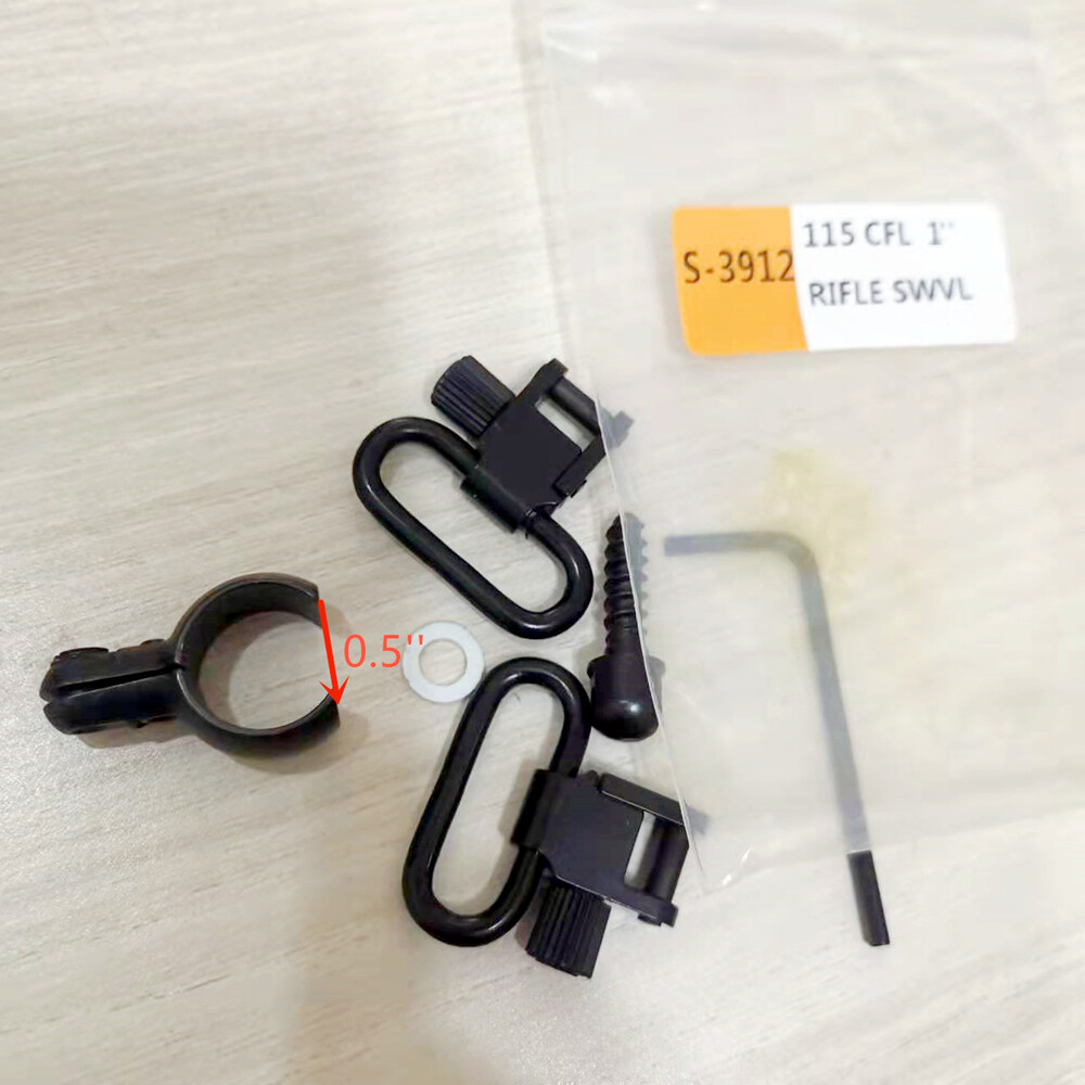 Kit Sling Swivels Quick Detachable Per Fucili Winchester/Marlin - Adattatore Per Tubo Magazine