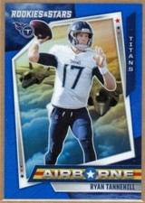 Ryan Tannehill 2021 Rookies & Stars Airborne Blue Prizm #/50 Titans QB
