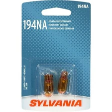 SYLVANIA 194NA Natural Amber Basic Miniature Bulb, (Contains 2 Bulbs)