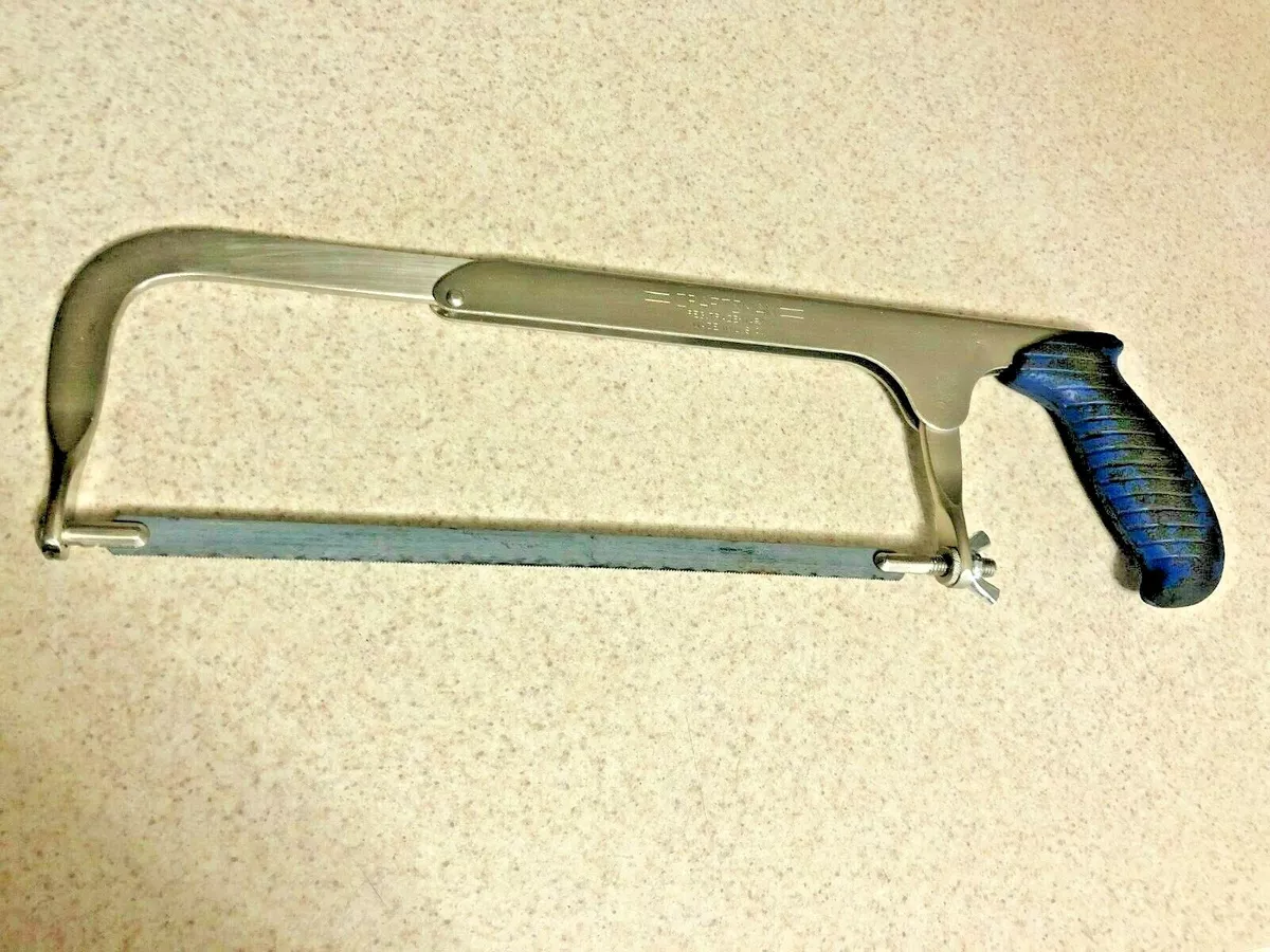 Craftsman Hacksaw Blue Hard Rubber Handle Pre Part Number Model Vintage