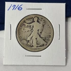 1916-P Walking Liberty Half Dollar — photo from another recent sale