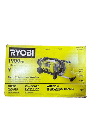 #ad #ad RYOBI 1900 PSI 1.2 GPM Cold Water Wheeled Corded Pressure Washer RY1419MT $99.99