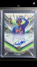 2023 Bowman Inception Autograph Willy Fanas #BPA-WFS Gold Foil Electricity 9/50.