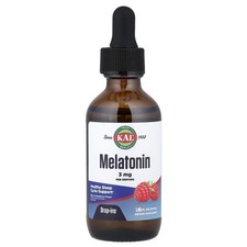 Melatonin, Natural Raspberry, 3 mg, 1.85 fl oz 55 ml 