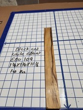 Black and White Ebony Wood turning blank 1 3/4 "x 1 3/4 "x 15 3/8 " EBW109