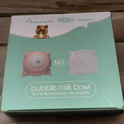 Puppy Feeder System Bubble Milk Bowl For Medium & Large Puppies. B0,2