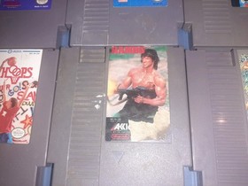Lot Of 12 NES Games, Super Mario Bros 2, Rambo Etc. Nintendo  Video Games Tested