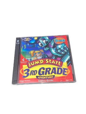 Jumpstart 3rd Grade Adventures (PC, 2000) DELUXE 2-CD SET Vintage Learning Game