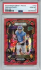 2024 Panini Prizm Draft Jaxson Dart RED ICE Prizm Rookie RC #147 PSA 10 GIANTS