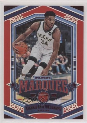 2021-22 Panini Chronicles Marquee Red 107/149 Giannis Antetokounmpo #362 o7m
