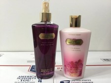 2PC VICTORIA'S SECRET PURE SEDUCTION BODY MIST  BODY LOTION SET VINTAGE
