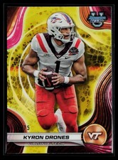 2024 Bowman University Best #52 Kyron Drones Yellow Refractor #/75