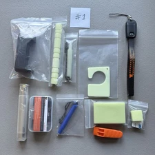 CountyComm Maratac Lot Limited Edition Flashlight UGM Baton Brass Pen Glow EDC