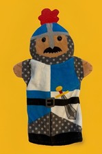 Melissa Doug Bold Buddies Knight Hand Puppet 11 Pretend Play Stage Kids