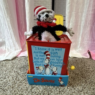 Schylling Dr. Seuss Cat in the Hat Jack-in-the-Box Pop-Up Toy 2009 MPN 1032
