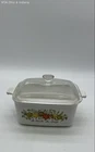 Corning Ware Spice O' Life Casserole Dish P-4-B 1.5 Qt with Pyrex Lid Vintage