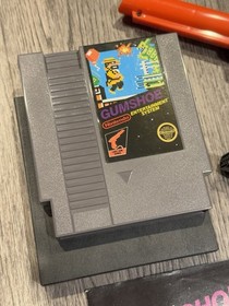 Gumshoe NES [5 Screw] Original Nintendo + OEM Genuine 1985 Orange Zapper Tested!