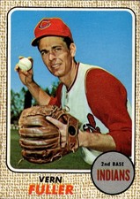 1968 Topps #71 Vern Fuller Cleveland Indians Rookie RC Excellent