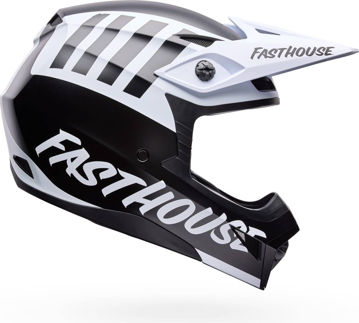 Mx-10 Mips Blk/wht Fasthouse Helmet For Mx/offroad Adult Siz