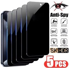 5x Protector De Pantalla Privacidad Cristal Antiesp a Para Samsung S24  S25 