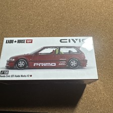 1/64 MINI GT KAIDO HOUSE HONDA CIVIC (EF) KAIDO WORKS V2 PRIMO #156 RED