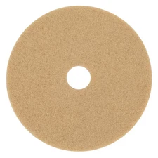 3M 3400 Burnishing Pad, 27 In, Tan, Pk5
