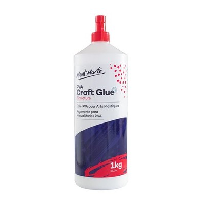 PVA Glue Craft Glue, Fine Tip 1L