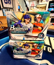 (2X) 2022 Bowman Platinum MLB Blaster Boxes | Factory Sealed | Julio & Witt RCs