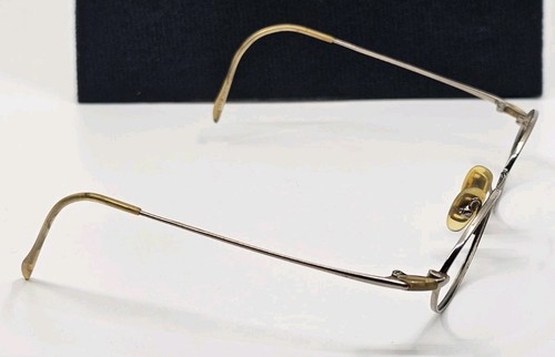 Lunettes Ovales Vintage Atrio 2484 410 - Or, Taille 50□19 135, NOS (New Old Stock)