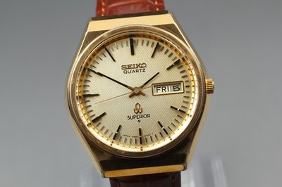 Vintage 1977 [Near MINT] Seiko Superior 4883-8001 Quartz Men's