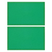 "2Er Set GrüNe Flaggen Patch 3.1\"X2\" FüR Kleidung/HüTe/Jacken Diy"