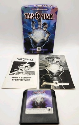 Star Control (Sega Genesis, 1991) Rare Retro Tested CIB 8 Bit Complete Balistic