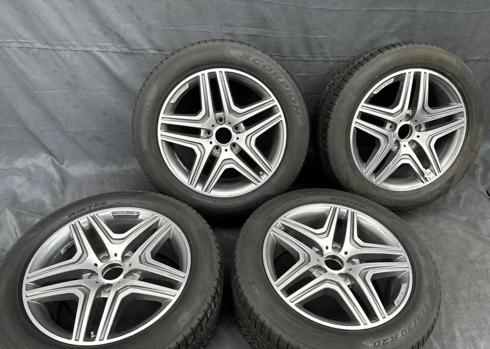 Original Mercedes AMG 20 Zoll G-Klasse Speichenrad A4634013002 9,5Jx20 H2 ET50 - Bild 2 von 4