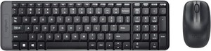 LOGITECH MK220 Wireless Tastatur und Maus Combo PC Mac Tastatur Schwarz