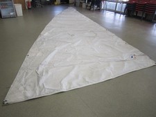 YACHT MAINSAIL in Dacron by BM Sails (France) 2 rows of reefs, bolt rope foot