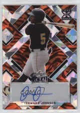 2022 Leaf Metal Tiger Crystals 1/4 Termarr Johnson #BA-TJ1 Auto 12ty