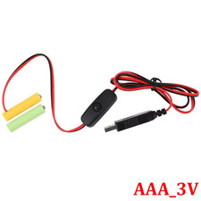 2xAAA LR30 3V USB Battery Eliminator / Replacement USB Power Supply Cable 1m