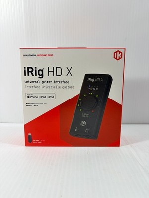 IK Multimedia iRig HD X Guitar Audio Interface - Sealed New