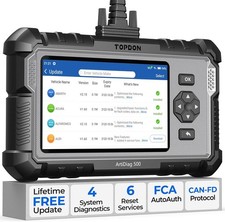 2026 TOPDON AD500 OBD2 Scanner Auto Diagnostic Tool Engine Code Reader ABS SRS 