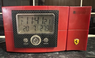 Oregon Scientific Ferrari FAP101-R Projektionswecker rot funktioniert