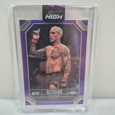 2024 Topps Chrome UFC Charles Oliveira Purple Refractor Hobby Box Exclusive #42