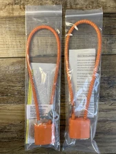 DAC Technologies Firearm Rifle Lock 15” With 2 Keys SET OF 2 Orange BRAND NEW