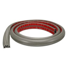 4ft Cord Cover Floor W0.3"xH0.3" Hide Extension Cable Wire Covers Light Grey